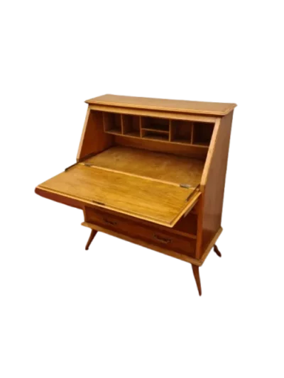 Escritorio_Vintage_de_Madera_con_Tapa_Abatible_abierto