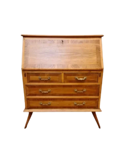 Escritorio_Vintage_de_Madera_con_Tapa_Abatible_frente